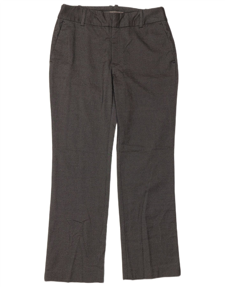 Damskie proste spodnie garniturowe Zara EU 38 Small W28 L30 Szary poliester