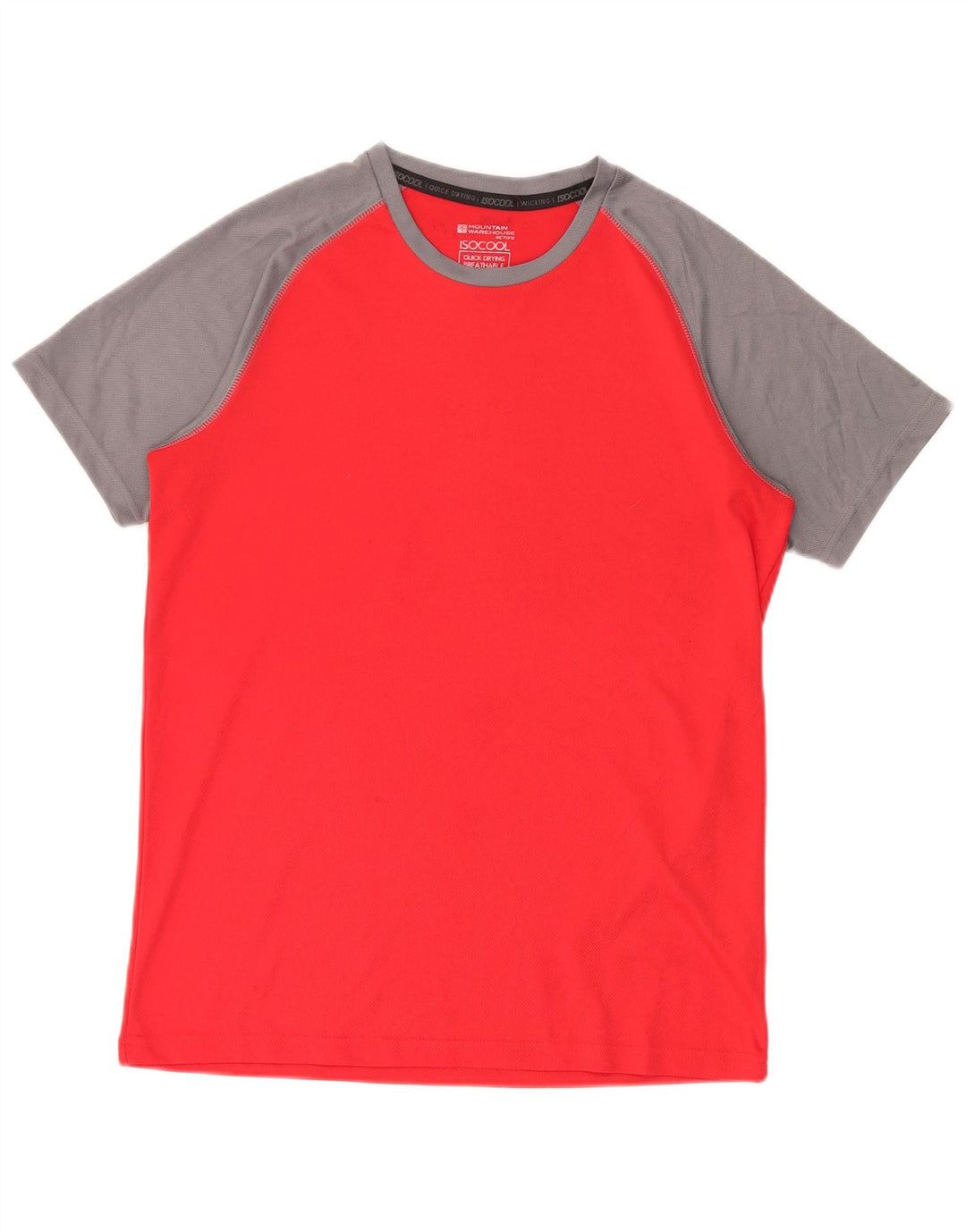 Męska koszulka T-shirt Mountain Warehouse IsoCool w kolorze średnio czerwonym
