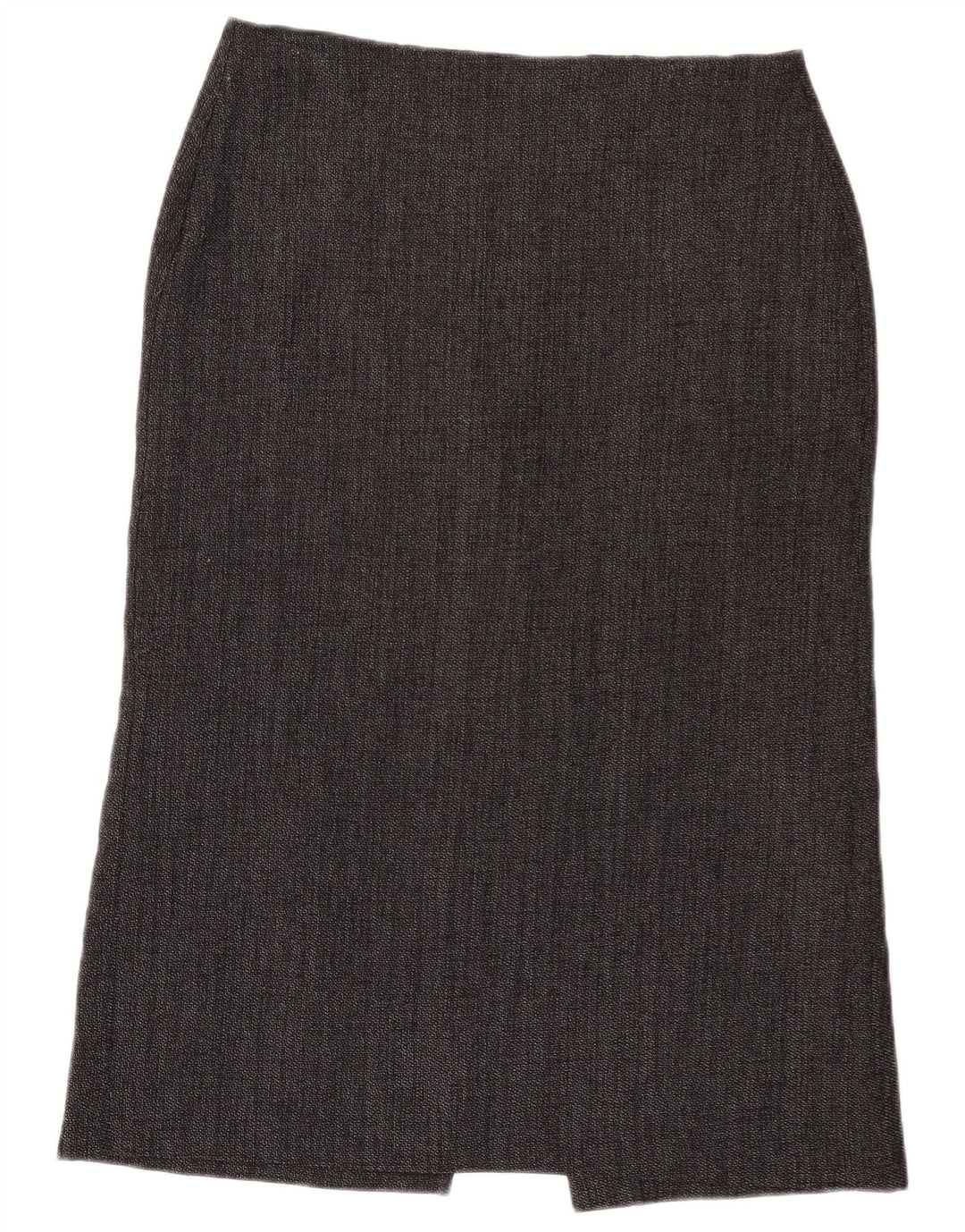 Marks & Spencer Damska prosta spódnica midi UK 14 duża W32 szara