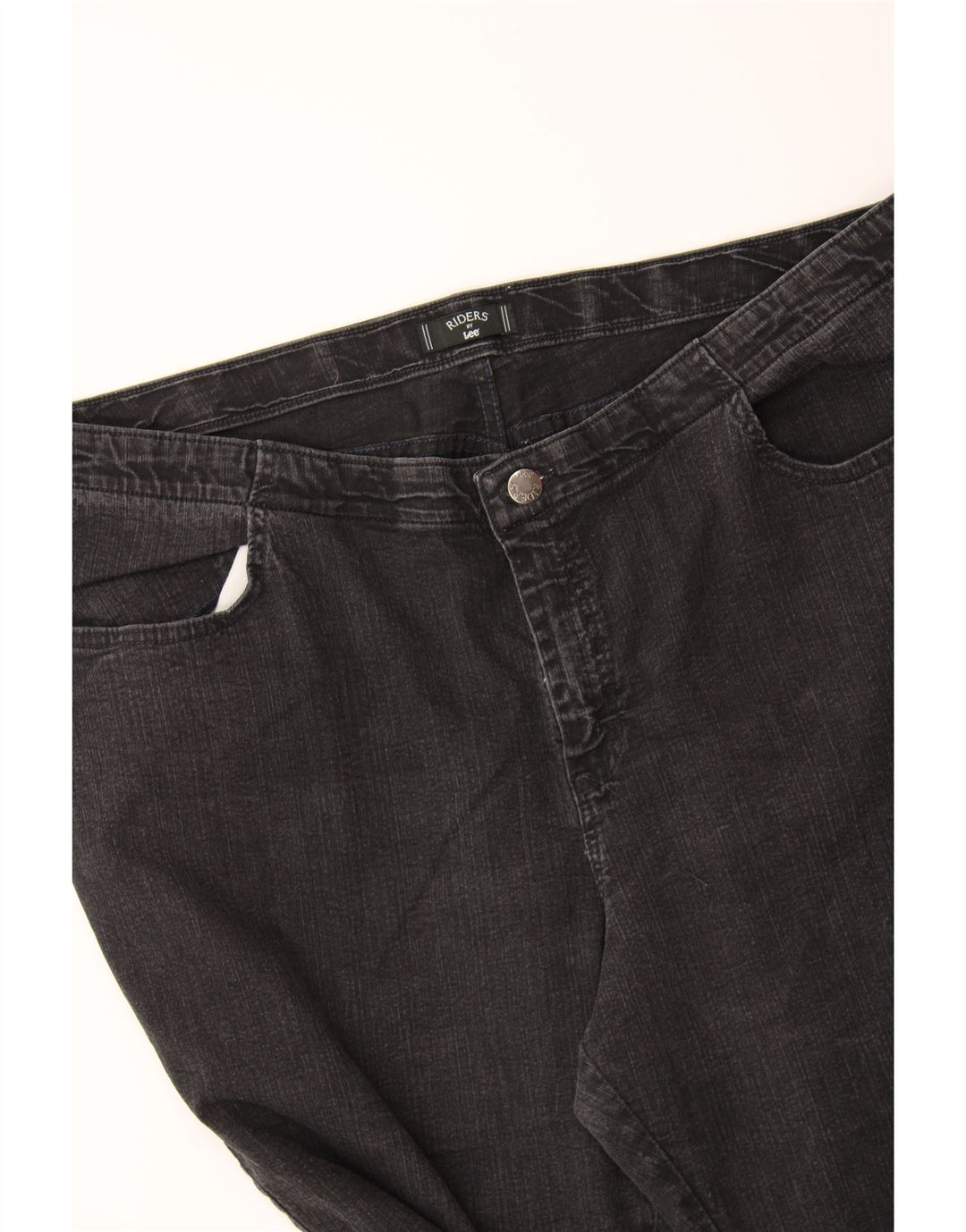 LEE Womens Riders Denim Shorts W42 3XL Black Vintage Lee and Second-Hand Lee from Messina Hembry 