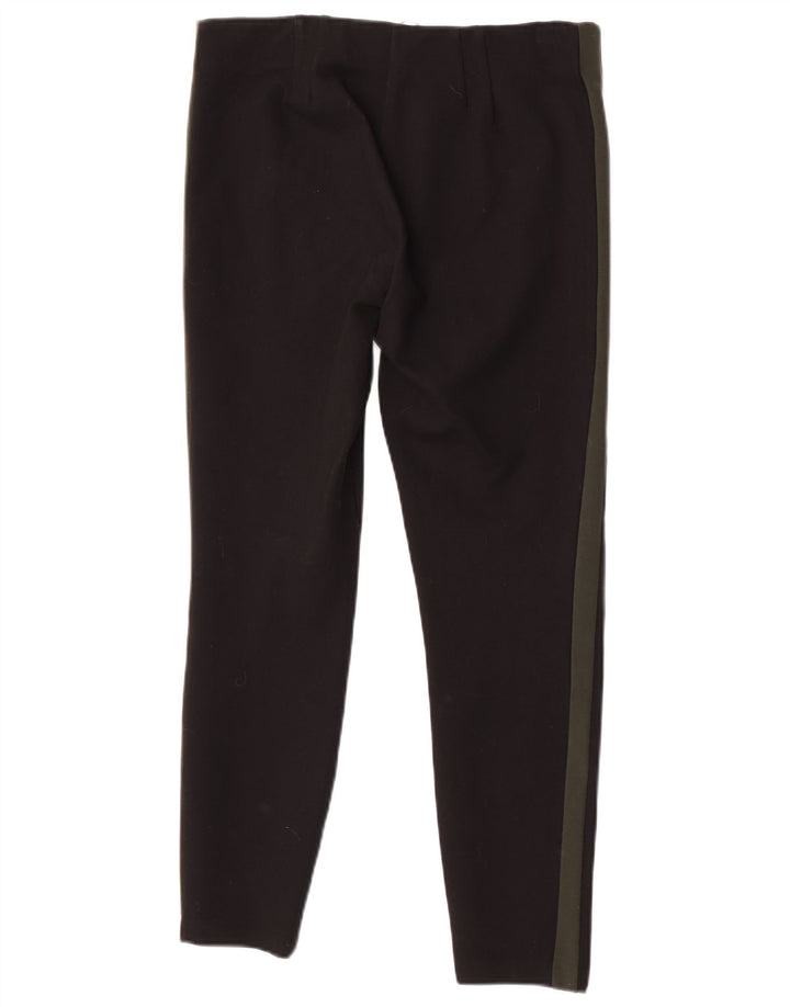 Damskie legginsy Zara Trafaluc UK 14, duży, czarny poliester z blokami kolorów