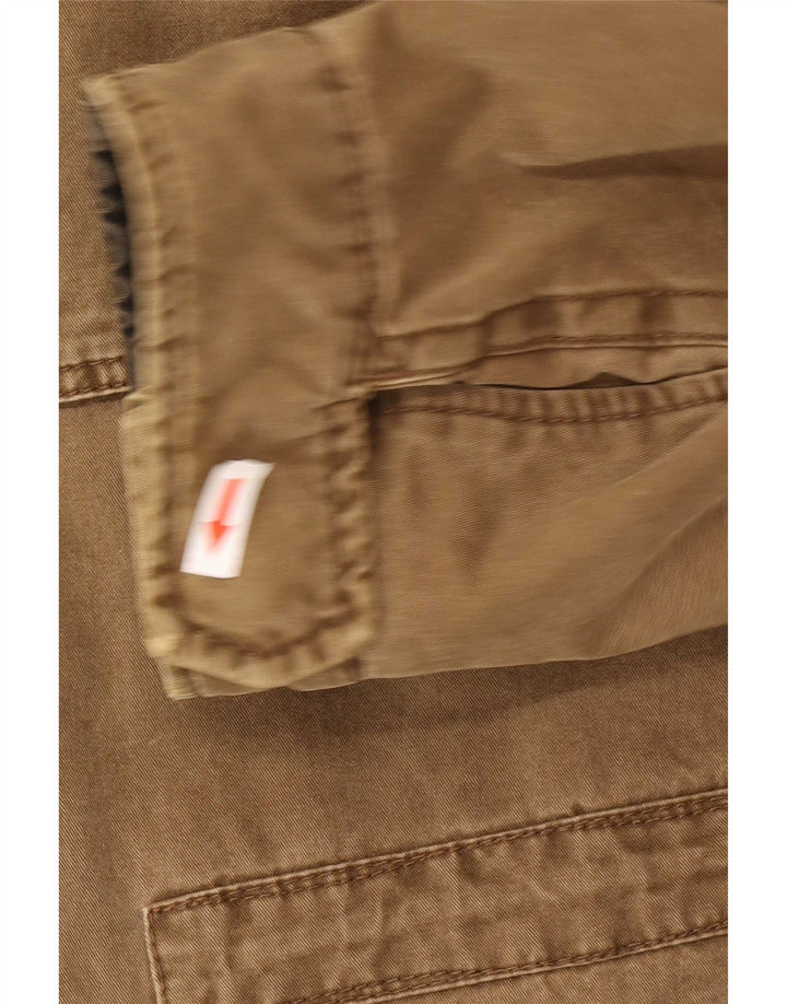 Męska kurtka wojskowa Camel Active IT 56 3XL brązowa bawełniana