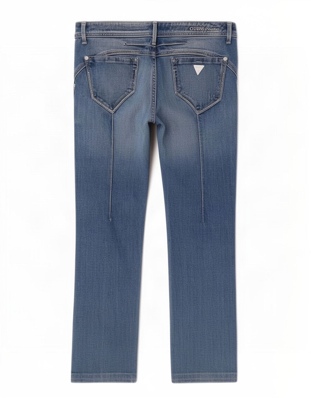 Guess Damskie Proste Dżinsy W29 L27 Niebieskie Bawełniane