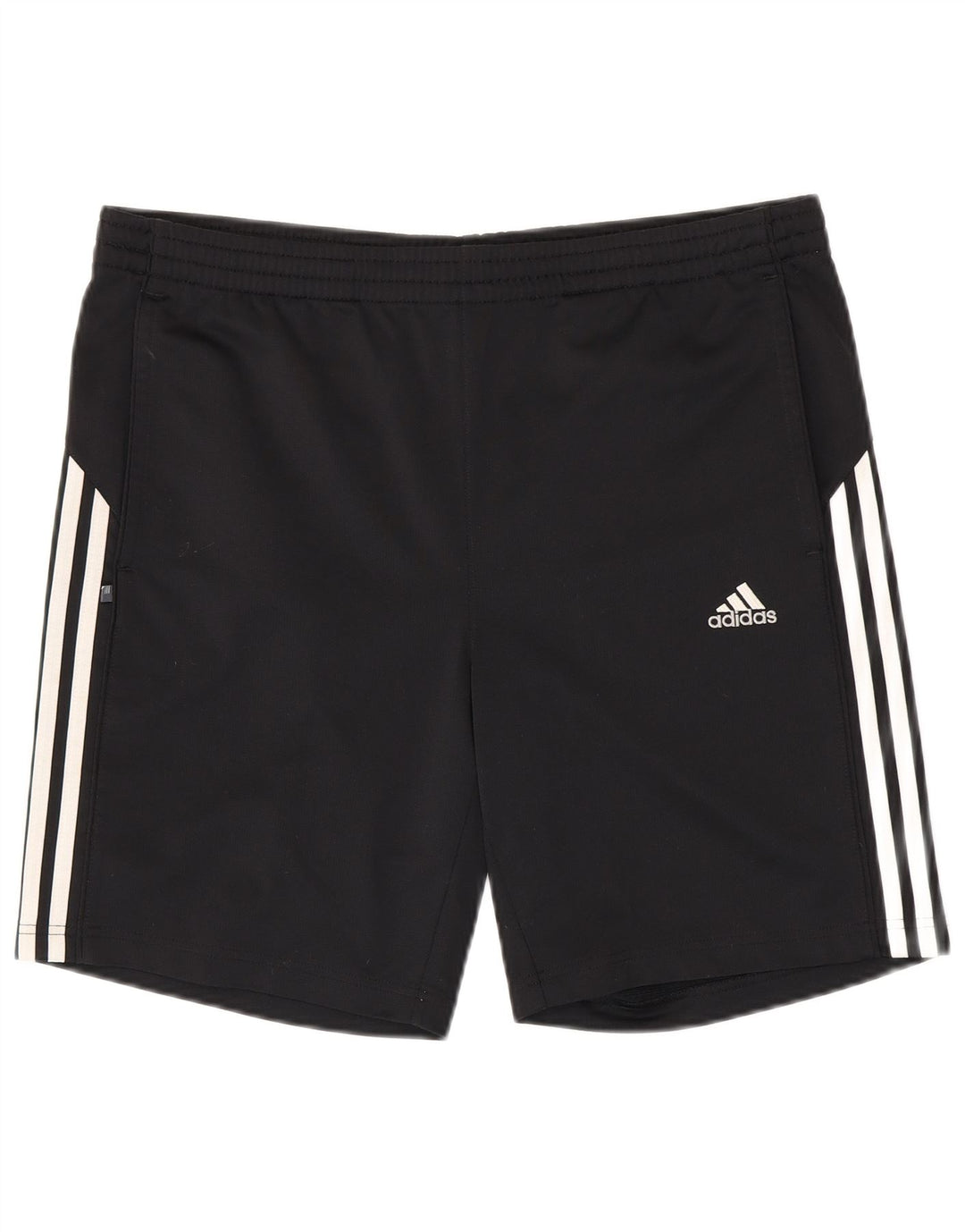 Męskie spodenki sportowe ADIDAS, duże, czarne, poliestrowe