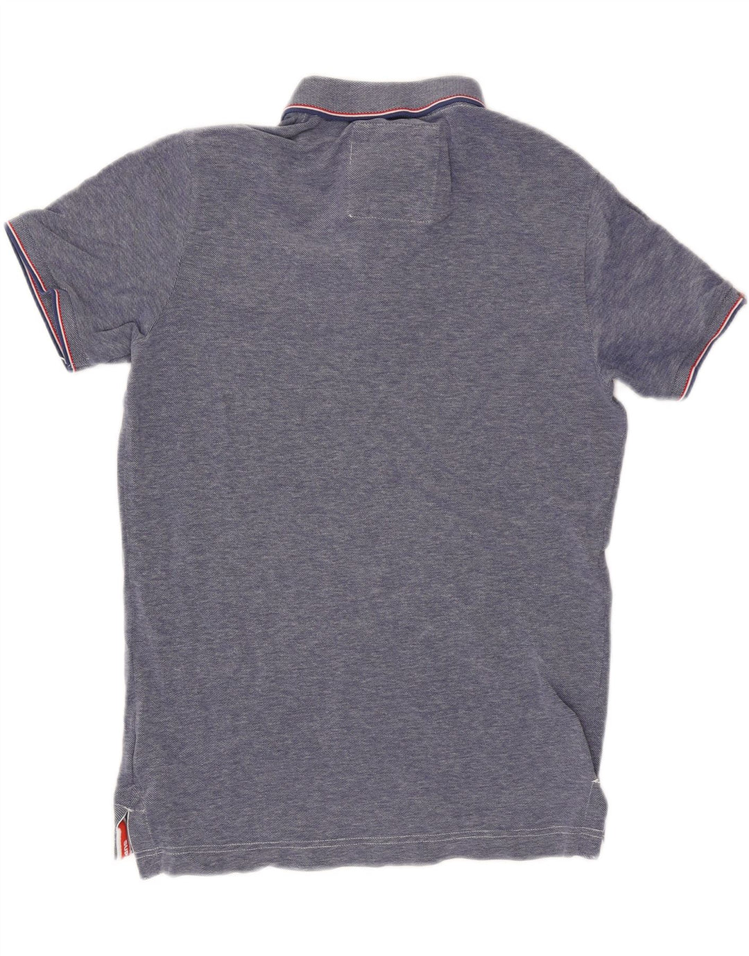 Męska koszulka polo Superdry, średnia niebieska, bawełniana