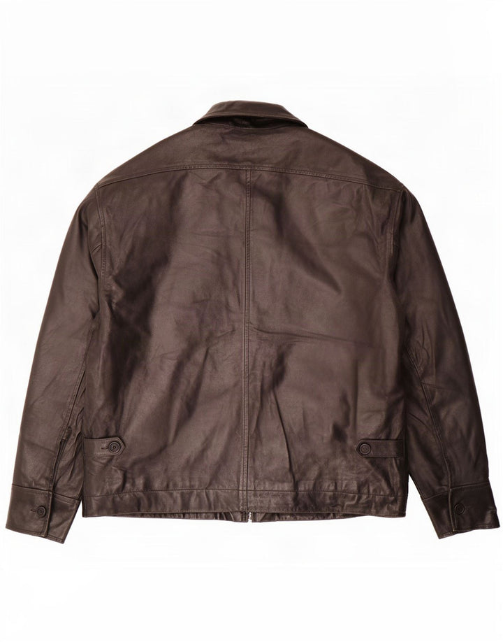 Męska kurtka skórzana Paul Smith UK 42 XL czarna