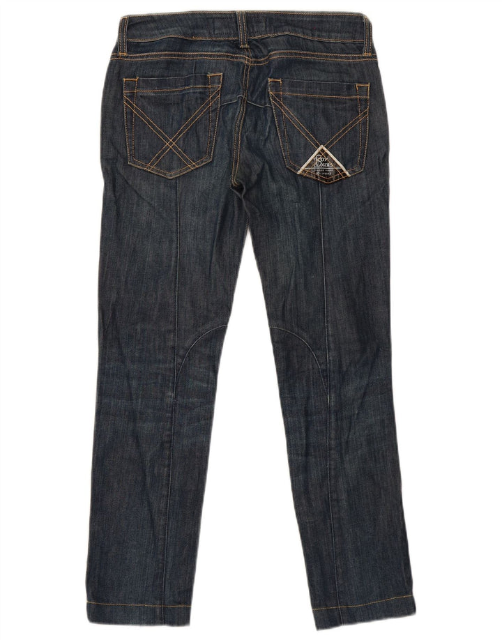 Damskie jeansy slim Roy Rogers W24 L28 Granatowa bawełna