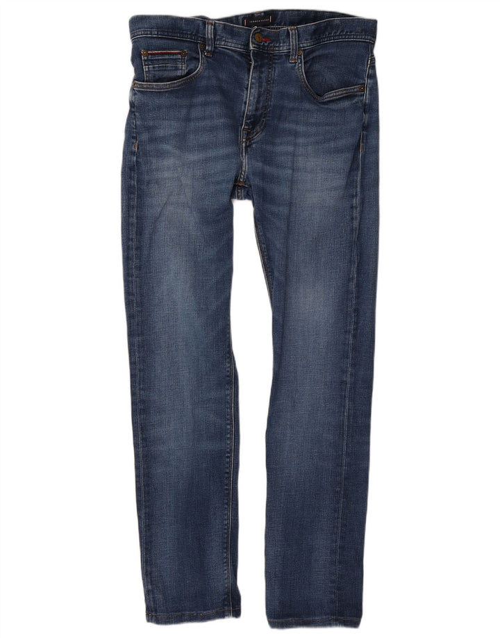 Męskie dżinsy Tommy Hilfiger Bleecker Slim W33 L30 Niebieska bawełna