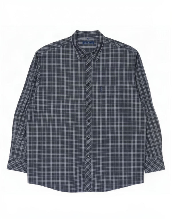 Koszula męska Ben Sherman 2XL Szara, bawełniana krata