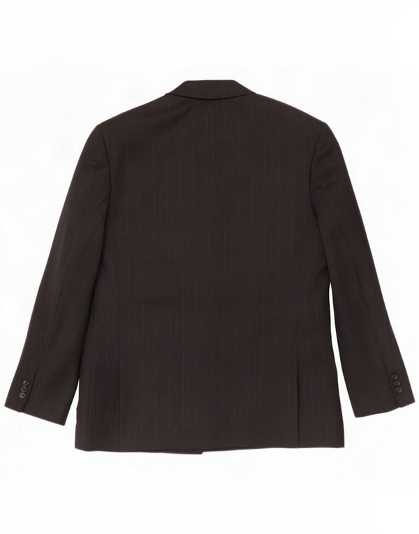 Marks & Spencer Męska krótka marynarka UK 42 XL Czarna w prążki