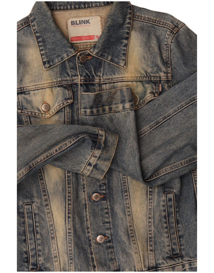 Męska kurtka dżinsowa Blink UK 36 Small, niebieska, bawełniana