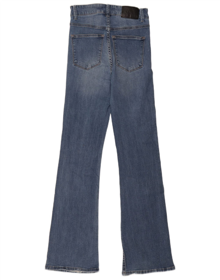 Dżinsy damskie Dkny Flared W27 L31 Niebieskie bawełniane