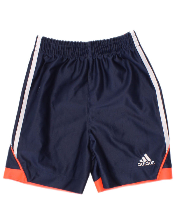 Spodenki sportowe Adidas Baby Boys 18-24 miesięcy Granatowy poliester z blokami kolorów