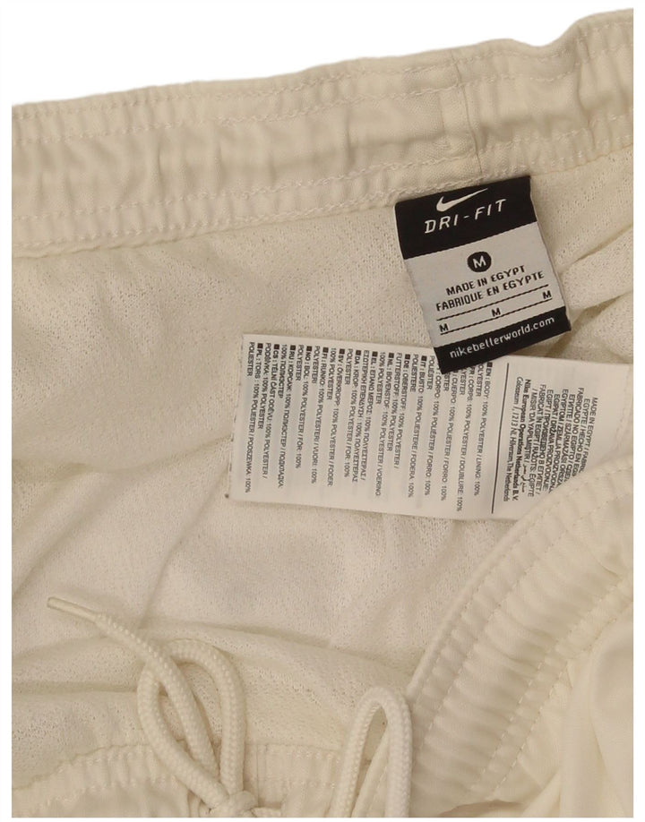 Męskie spodenki sportowe Nike Dri Fit, średni biały poliester