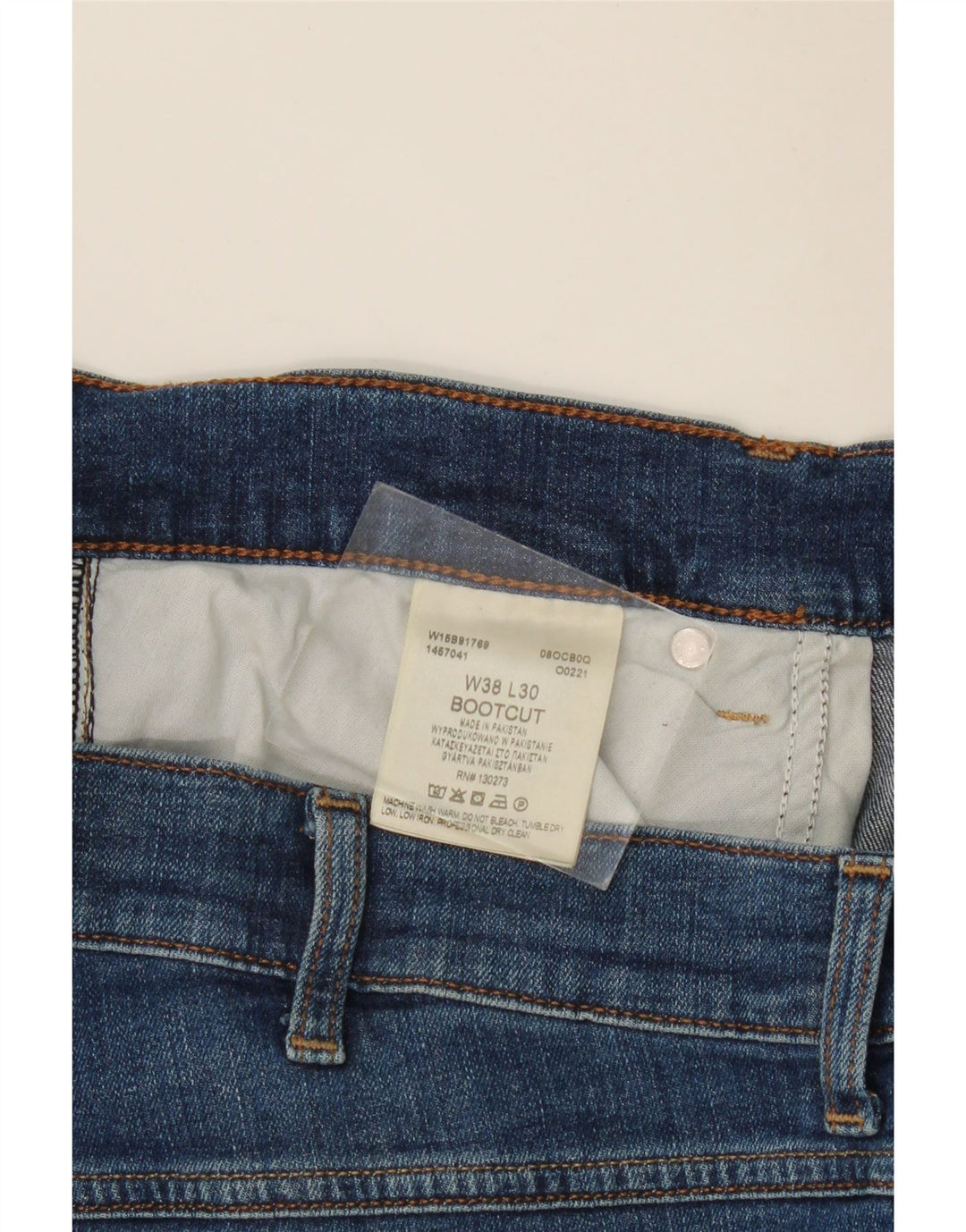 Męskie jeansy Bootcut WRANGLER W38 L30 Niebieskie, bawełniane
