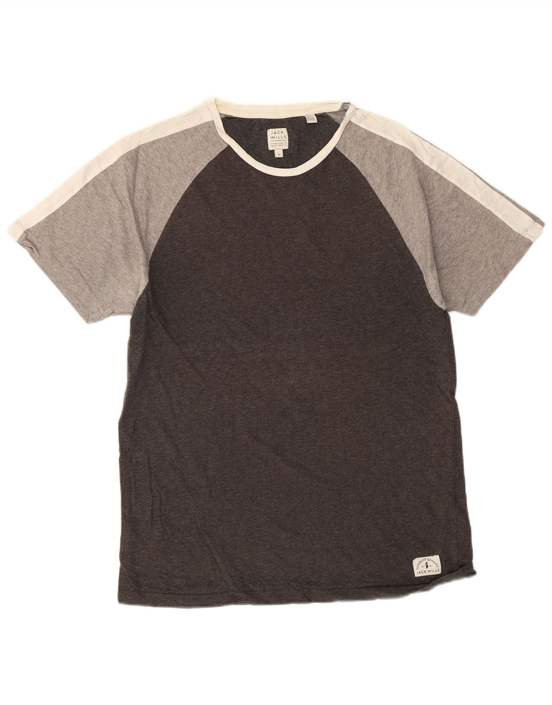 T-shirt męski Jack Wills, bawełniany, średniej wielkości, w kolorze czarnym
