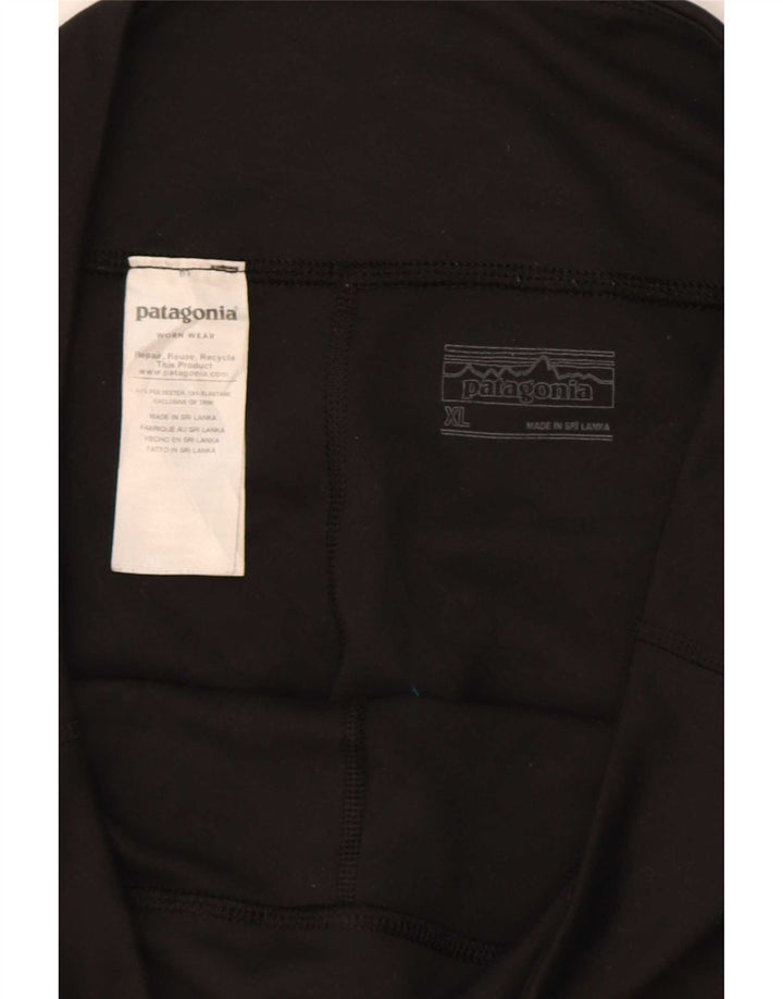 Legginsy damskie Patagonia UK 18 XL, czarny poliester