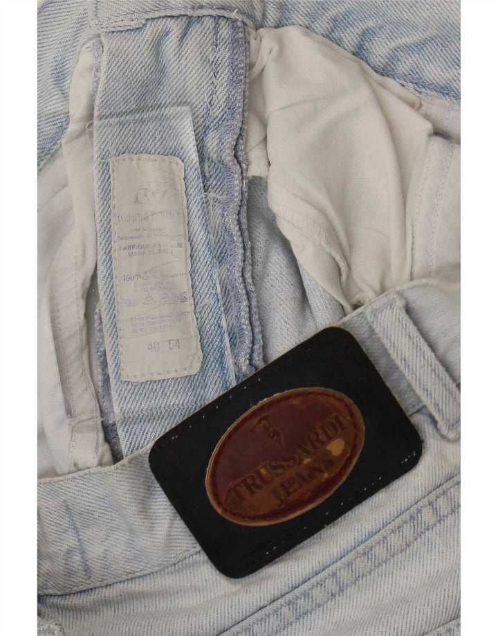 Męskie zwężane dżinsy Trussardi W40 L30, niebieska bawełna