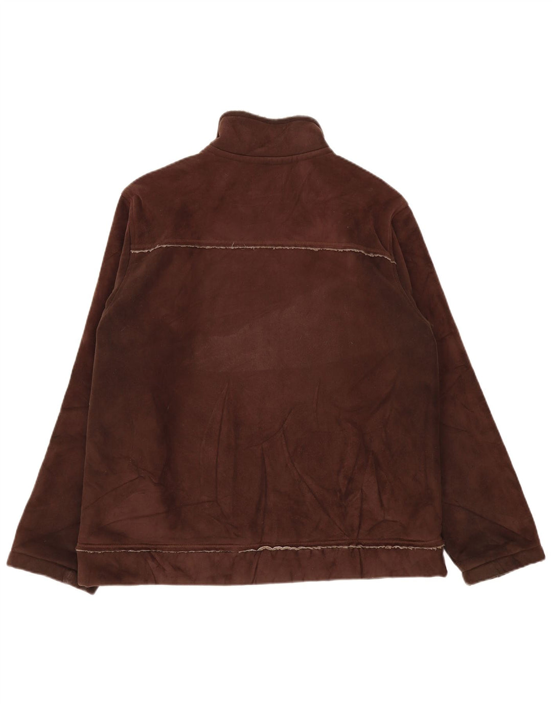 MARKS & SPENCER Męska kurtka Sherpa UK 41/43, duży, brązowy poliester