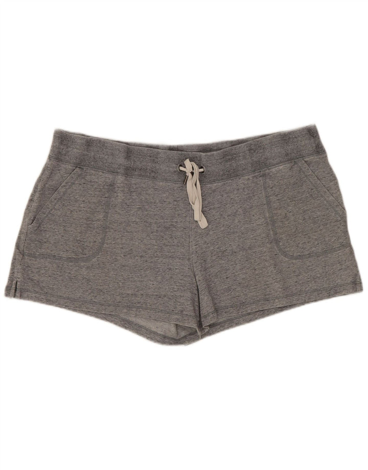 Damskie spodenki sportowe EDDIE BAUER UK 18 XL, szare, bawełniane w plamki