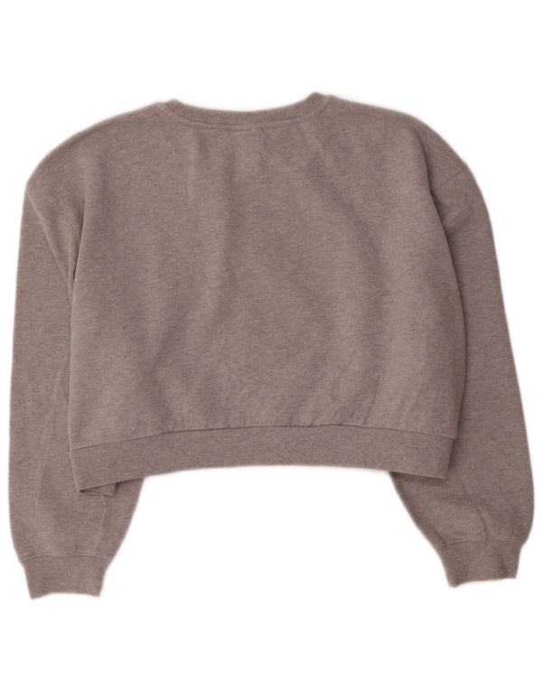 Damska bluza oversize z grafiką Ellesse, UK 14, duża, szara