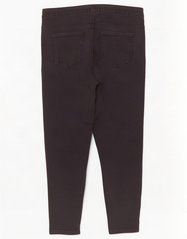 Marks & Spencer Damskie jeansy Jegging UK 16 Large W34 L32 Czarna bawełna