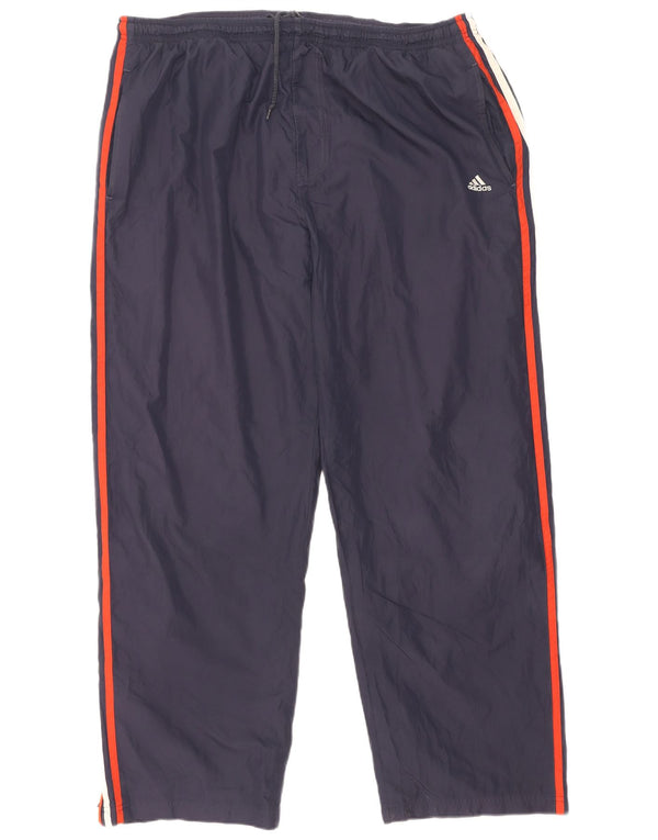 Adidas Mens Tracksuit Trousers XL Navy Blue Polyester