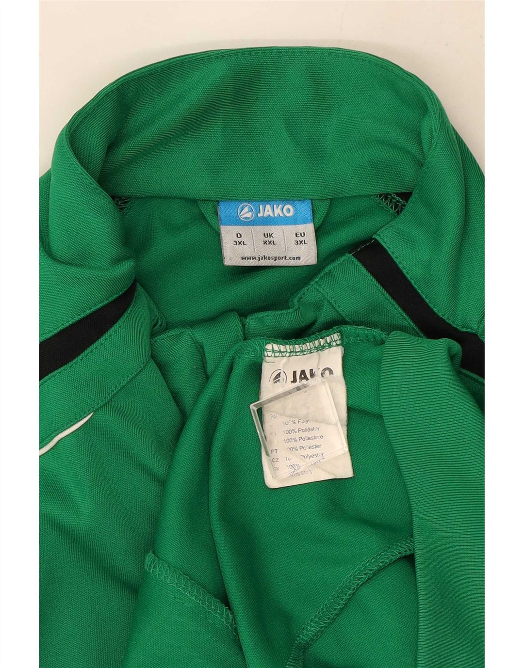 Jako męska kurtka dresowa 2XL zielony poliester