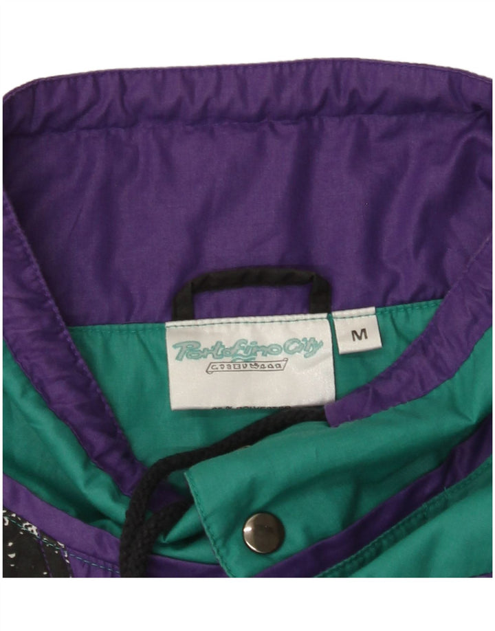 Męska bluza dresowa w stylu VINTAGE, średnia czarna, blokowa