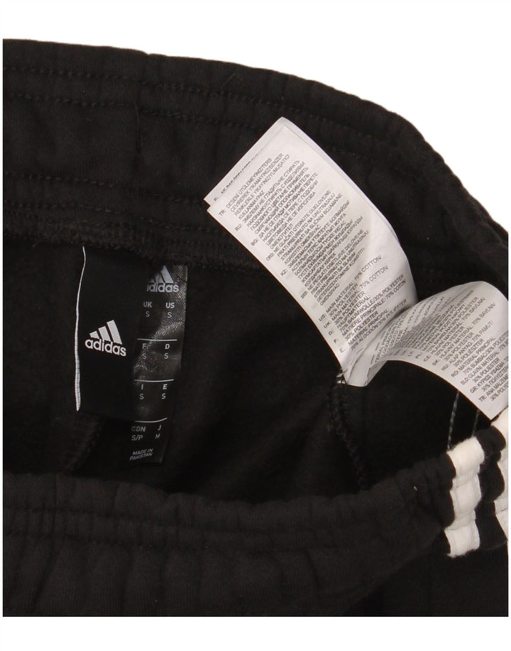 Męskie spodnie dresowe ADIDAS, małe, czarne, bawełniane