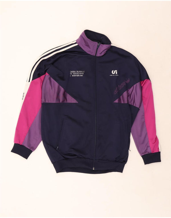 Adidas Męska bluza dresowa Top Jacket UK 40/42 Średni granatowy kolor blokowy
