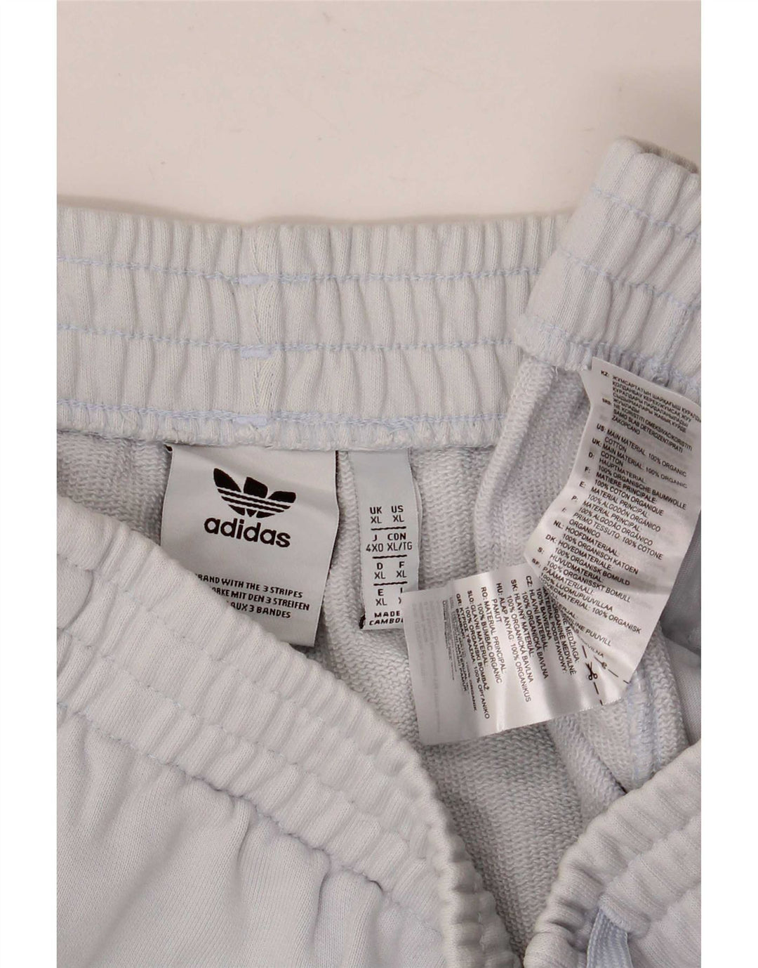 Adidas Męskie Spodenki Sportowe XL Niebieskie Bawełniane