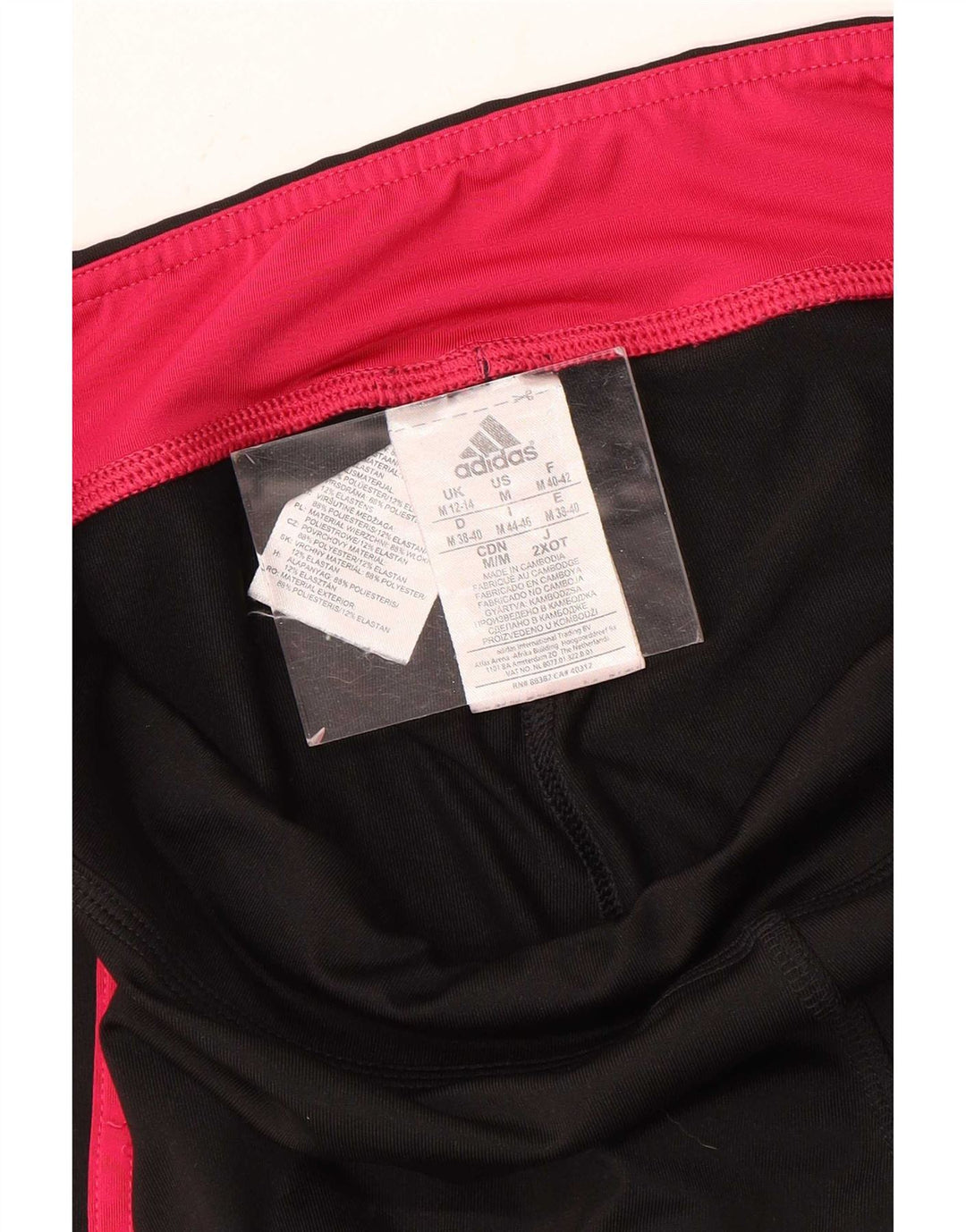 Damskie legginsy Adidas Climalite Capri UK 12/14 Średni czarny poliester