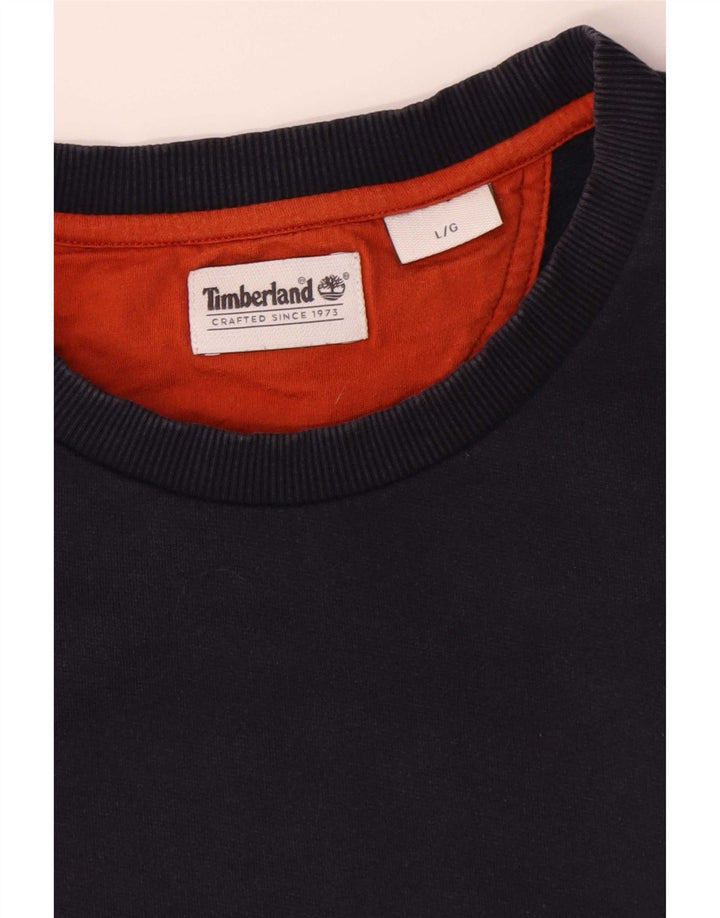 Męska bluza Timberland, duża, granatowa, bawełniana