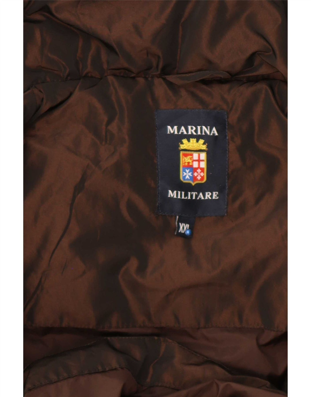 Damski płaszcz ocieplany Marina Militare UK 20 2XL Brązowy poliester