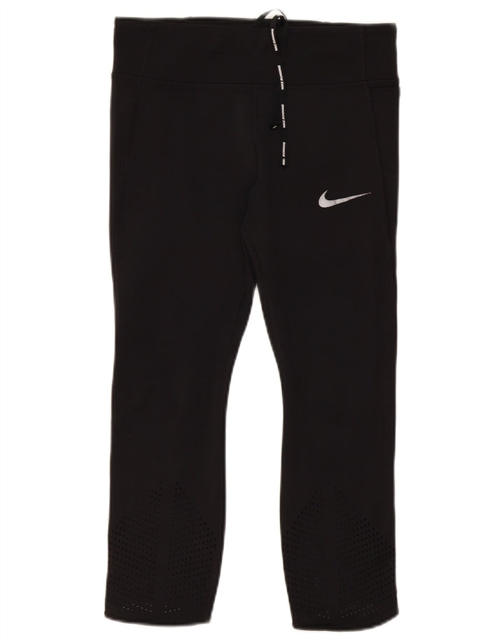 Damskie legginsy Nike Dri Fit Capri UK 12, średnie czarne