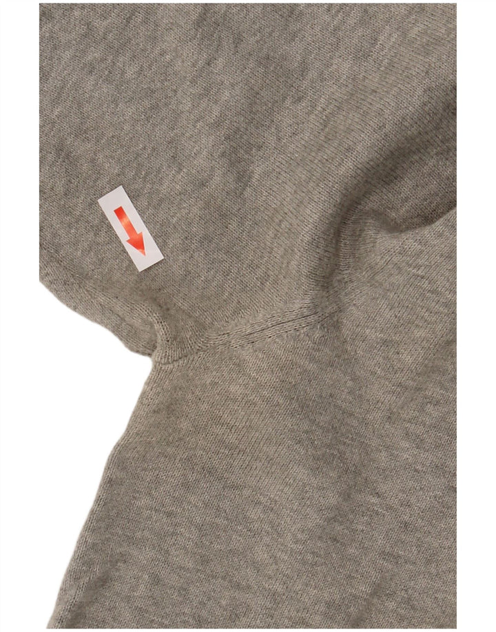 Męski sweter Jack & Jones z dekoltem w kształcie litery V, XL, szary, bawełniany