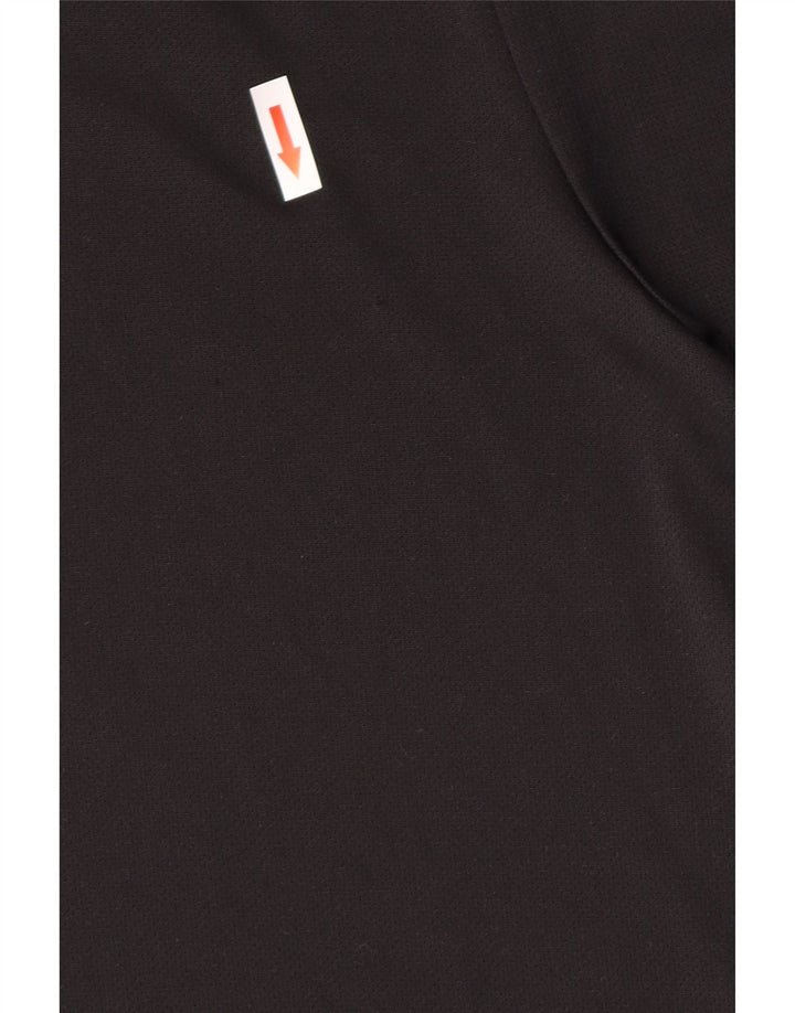 Męska koszulka polo Adidas Climalite, duża, czarna, z poliestru