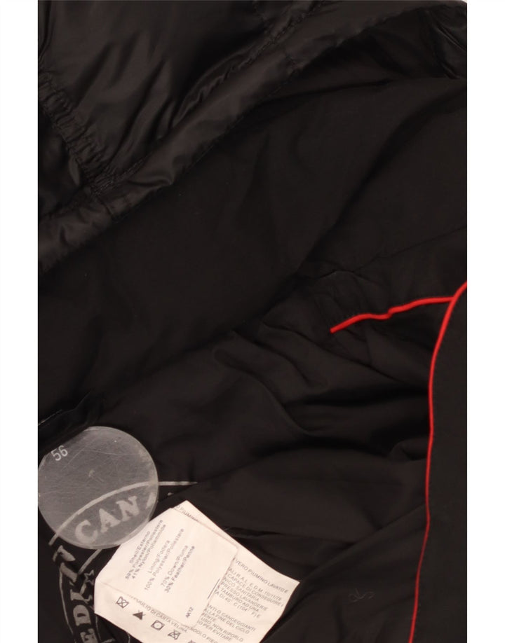 CANADIENS Męska ocieplana kurtka z kapturem IT 56 3XL Czarny poliester