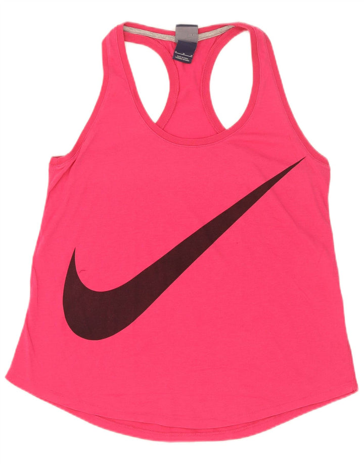 Damska koszulka z kamizelką z grafiką Nike UK 12, średni róż