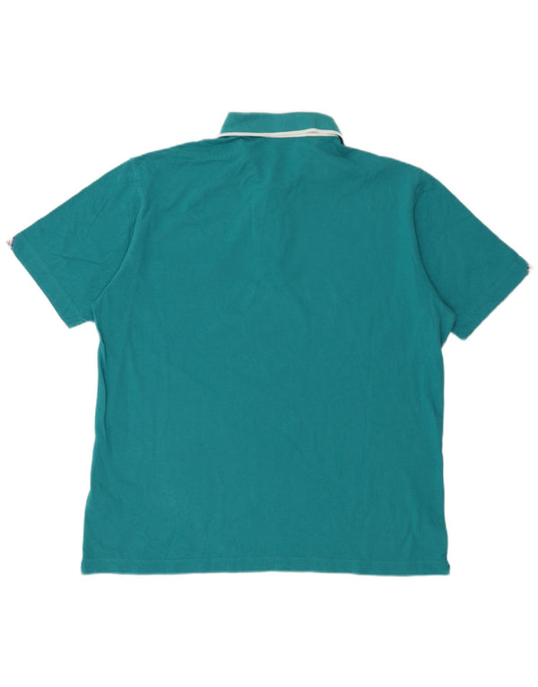 Męska koszulka polo Navigare 4XL, turkusowa bawełna