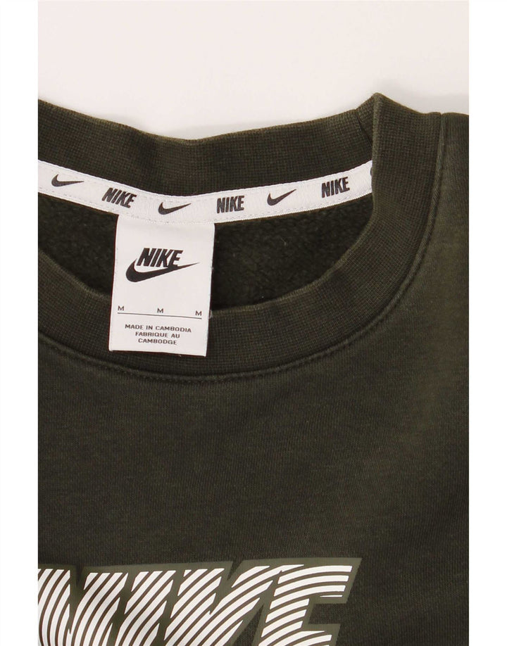 Męska bluza z grafiką Nike, bawełniana, w kolorze średniego khaki