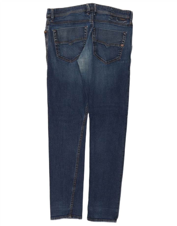 DIESEL Męskie Tepphar Carrot Slim Jeans W33 L32 Niebieskie bawełniane