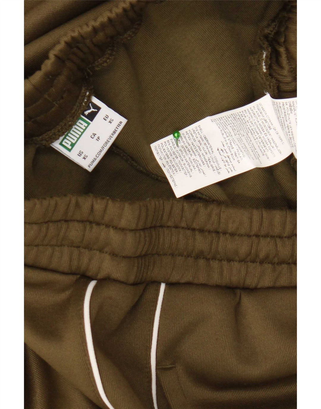 Męskie spodnie dresowe Puma Joggers XS Khaki Poliester
