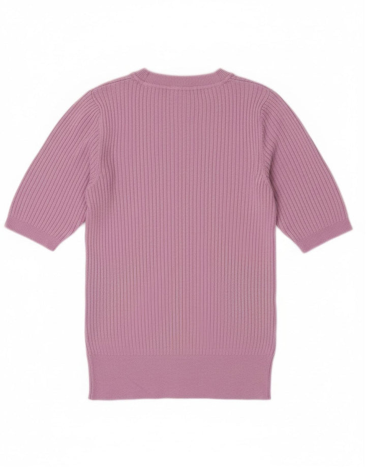 Sweter damski Marks & Spencer z okrągłym dekoltem, UK 8, mały fiolet