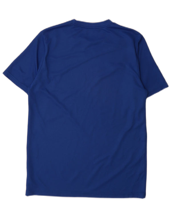 Puma Mens T-Shirt Top Small Blue Colourblock