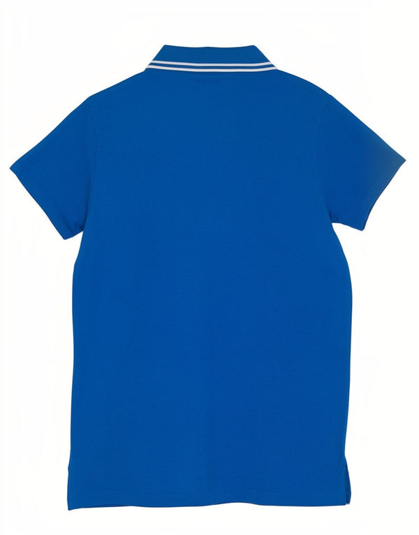 Damska koszulka polo Tommy Hilfiger UK 18 XL, niebieska, bawełniana
