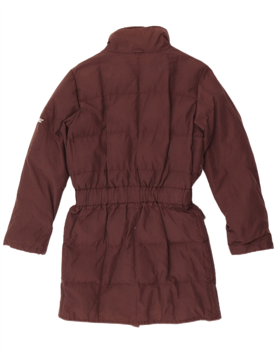 Damski płaszcz puchowy Woolrich UK 10 Small Brown Cotton