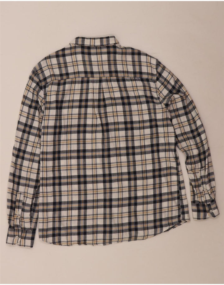 WRANGLER Męska koszula flanelowa o regularnym kroju XL, w białą kratkę, bawełniana