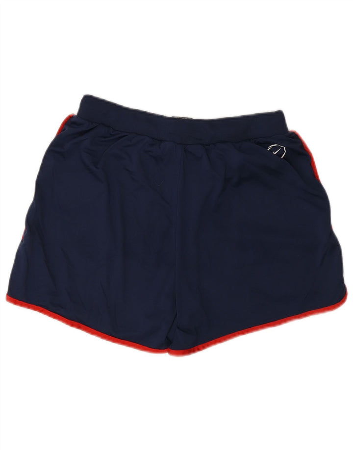 Damskie spodenki sportowe Nike Dri Fit UK 8, małe, granatowe, poliestrowe